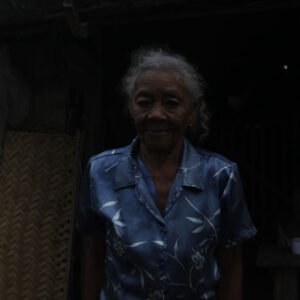 Mãe Velha, Minha Parteira em sua casa no Quilombo